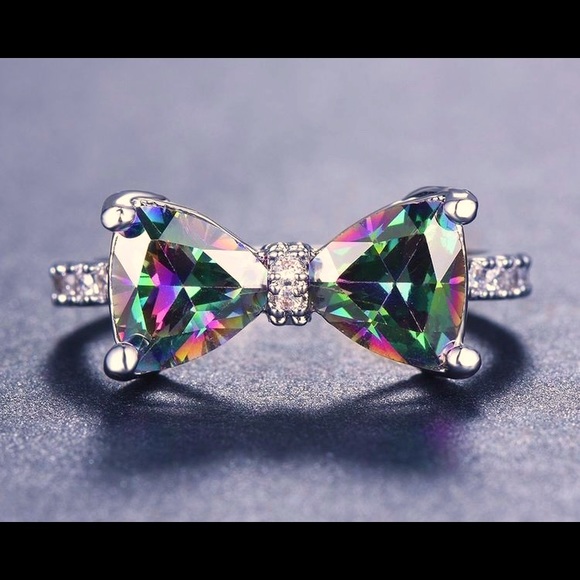 Multicolored bow ring - Picture 2 of 4